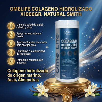 OMELIFE COLAGENO HIDROLIZADO X1000GR. NATURAL SMITH ia_2
