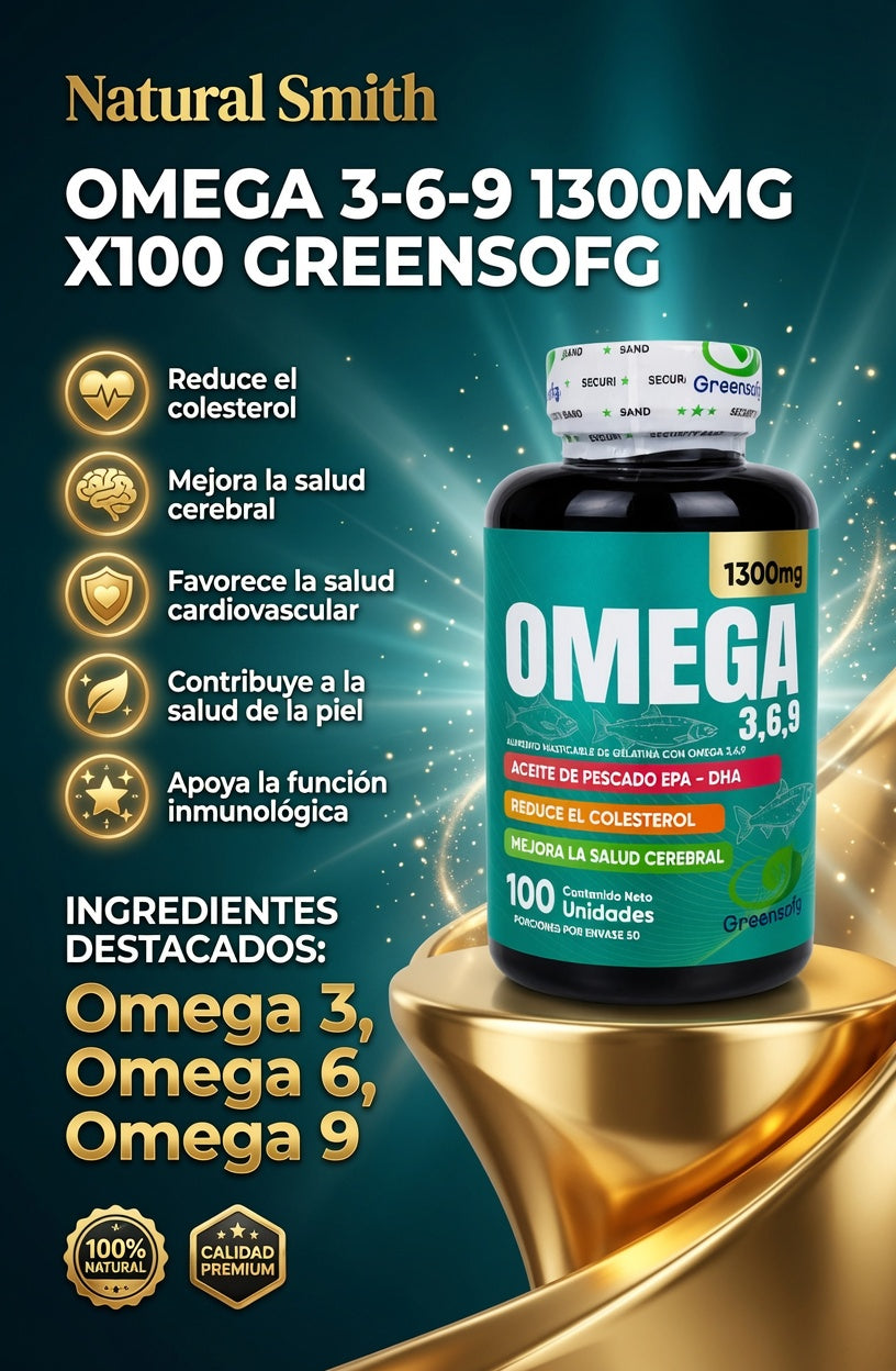OMEGA 3-6-9 1300MG X100 GREENSOFG ia_2