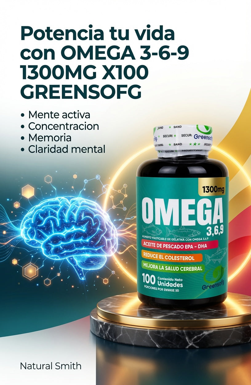OMEGA 3-6-9 1300MG X100 GREENSOFG ia_3