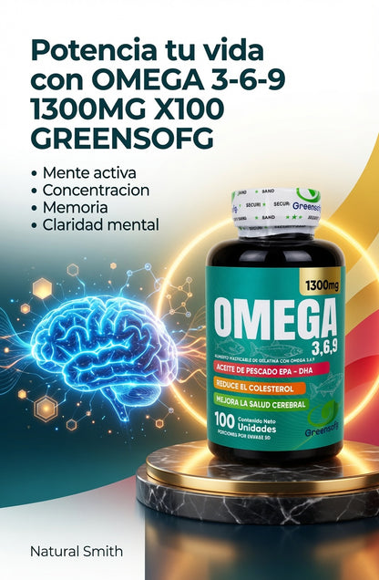 OMEGA 3-6-9 1300MG X100 GREENSOFG ia_3