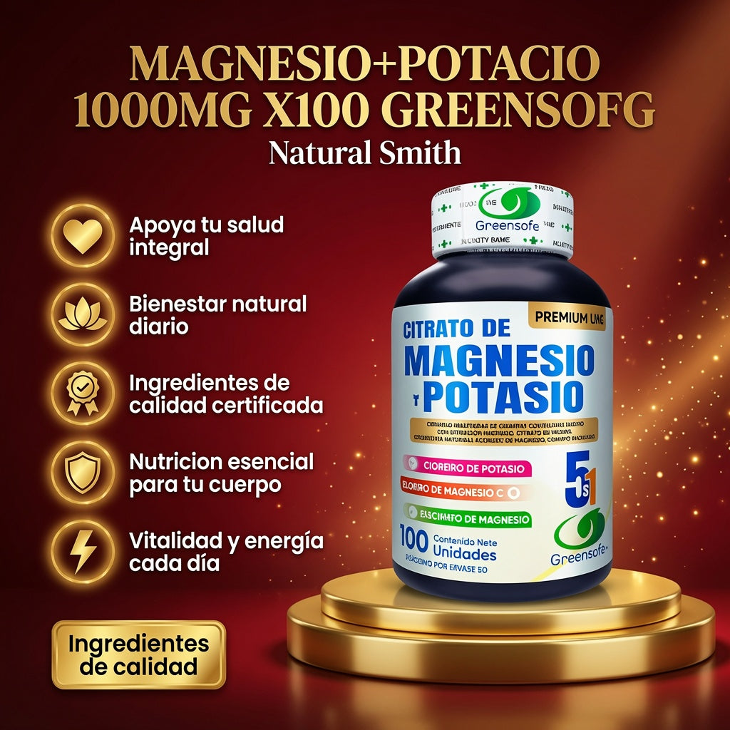 MAGNESIO+POTACIO 1000MG X100 GREENSOFG ia_2
