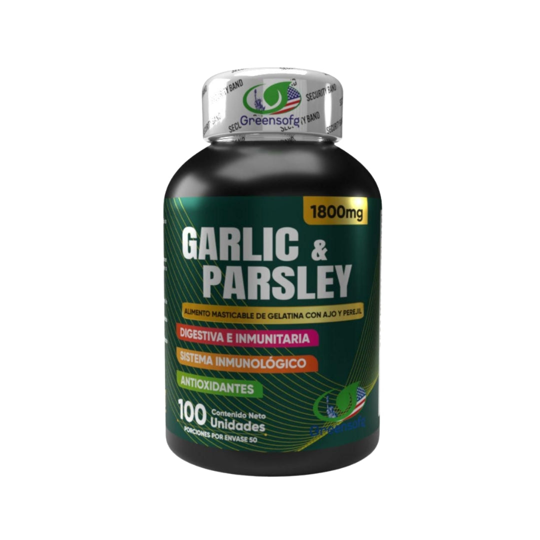 GARLIC Y PARSLEY 1800MG X100 GREENSOFG principal
