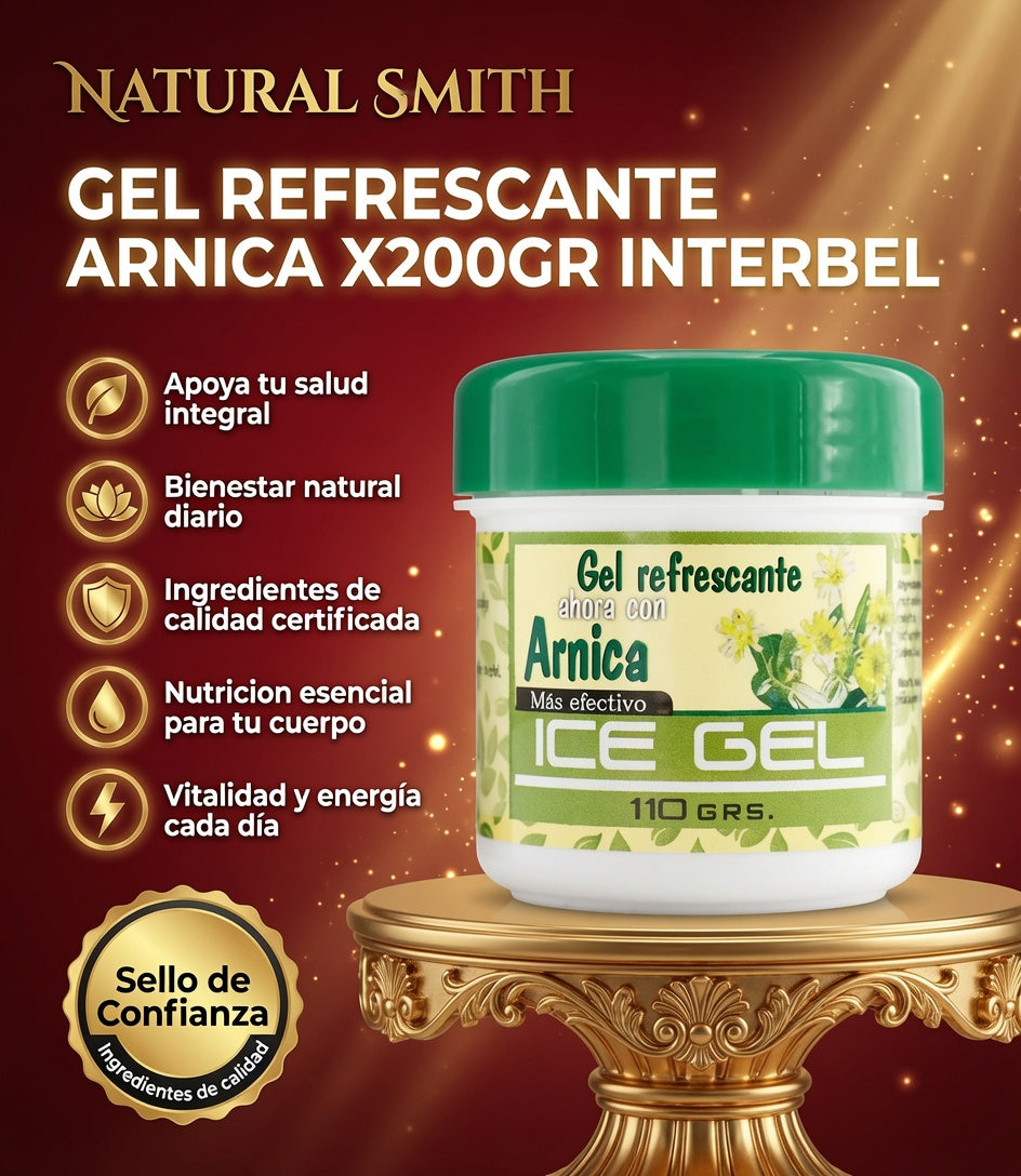 GEL REFRESCANTE ARNICA X200GR INTERBEL ia_2