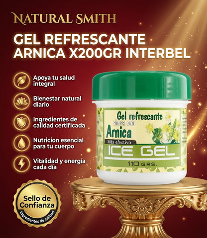 GEL REFRESCANTE ARNICA X200GR INTERBEL ia_2