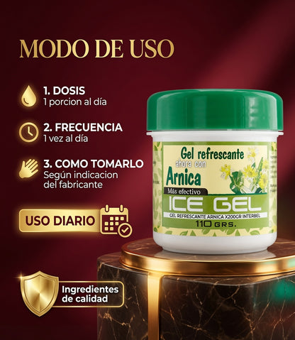 GEL REFRESCANTE ARNICA X200GR INTERBEL ia_4