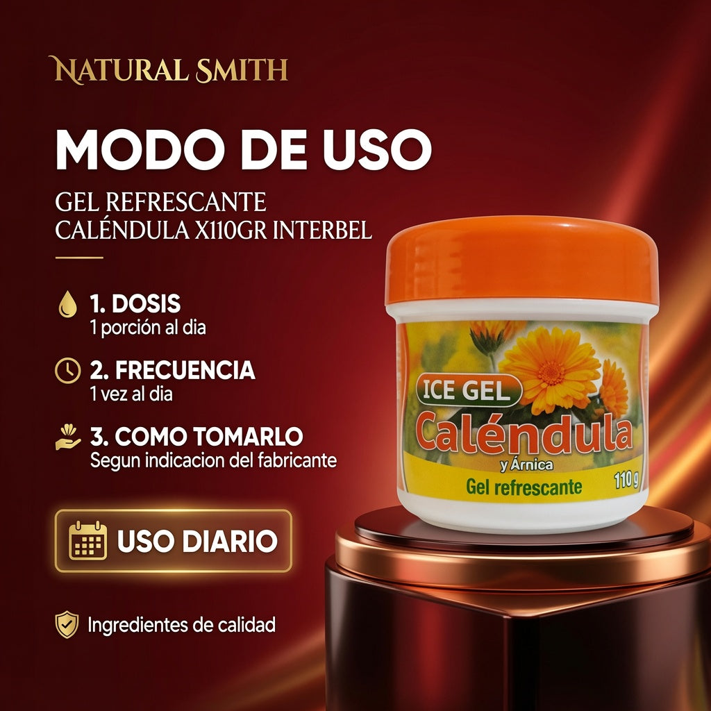 GEL REFRESCANTE CALENDULA X110GR INTERBEL ia_4
