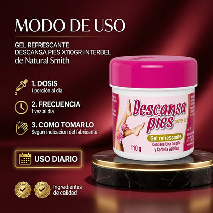 GEL REFRESCANTE DESCANSA PIES X110GR INTERBEL ia_4