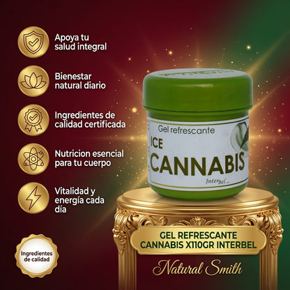 GEL REFRESCANTE CANNABIS X110GR INTERBEL ia_2