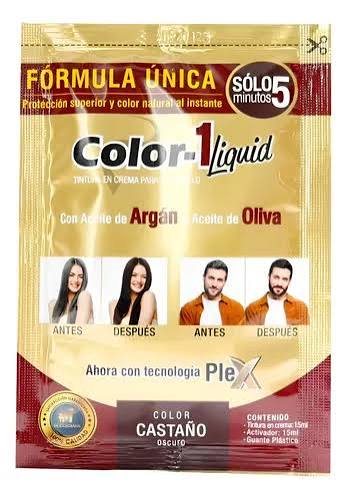 TINTE COLOR-1 CASTAÑO OSCURO 30ML INTERBEL principal