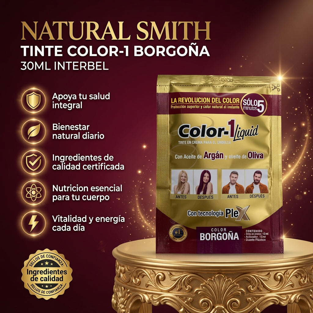 TINTE COLOR-1 BORGOÑA 30ML INTERBEL ia_2
