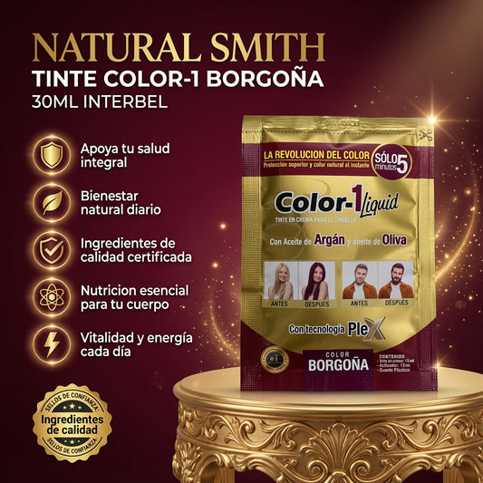 TINTE COLOR-1 BORGOÑA 30ML INTERBEL ia_2