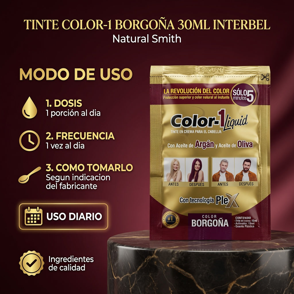 TINTE COLOR-1 BORGOÑA 30ML INTERBEL ia_4