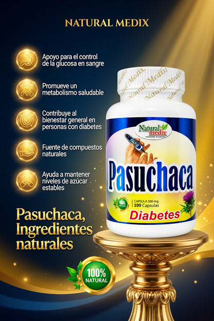 PASUCHACA DIABETES X100 NATURAL MEDIX ia_2