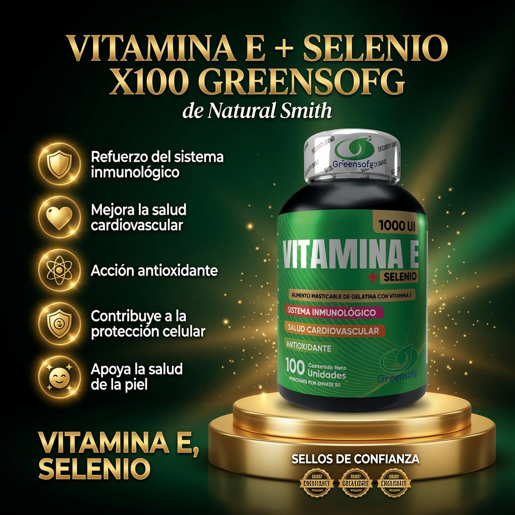 VITAMINA E + SELENIO X100 GREENSOFG ia_2