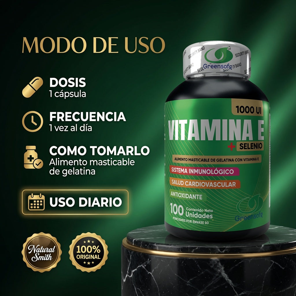 VITAMINA E + SELENIO X100 GREENSOFG ia_4