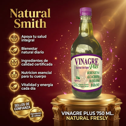 VINAGRE PLUS 750 ML. NATURAL FRESLY ia_2