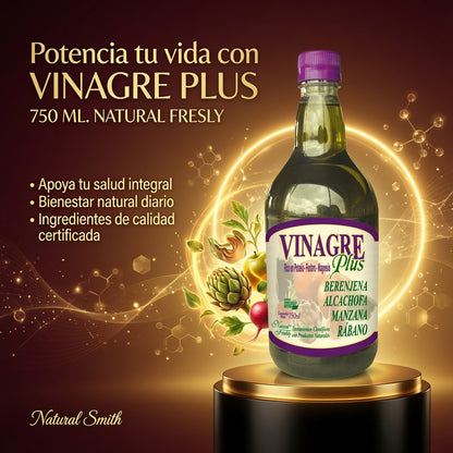 VINAGRE PLUS 750 ML. NATURAL FRESLY ia_3