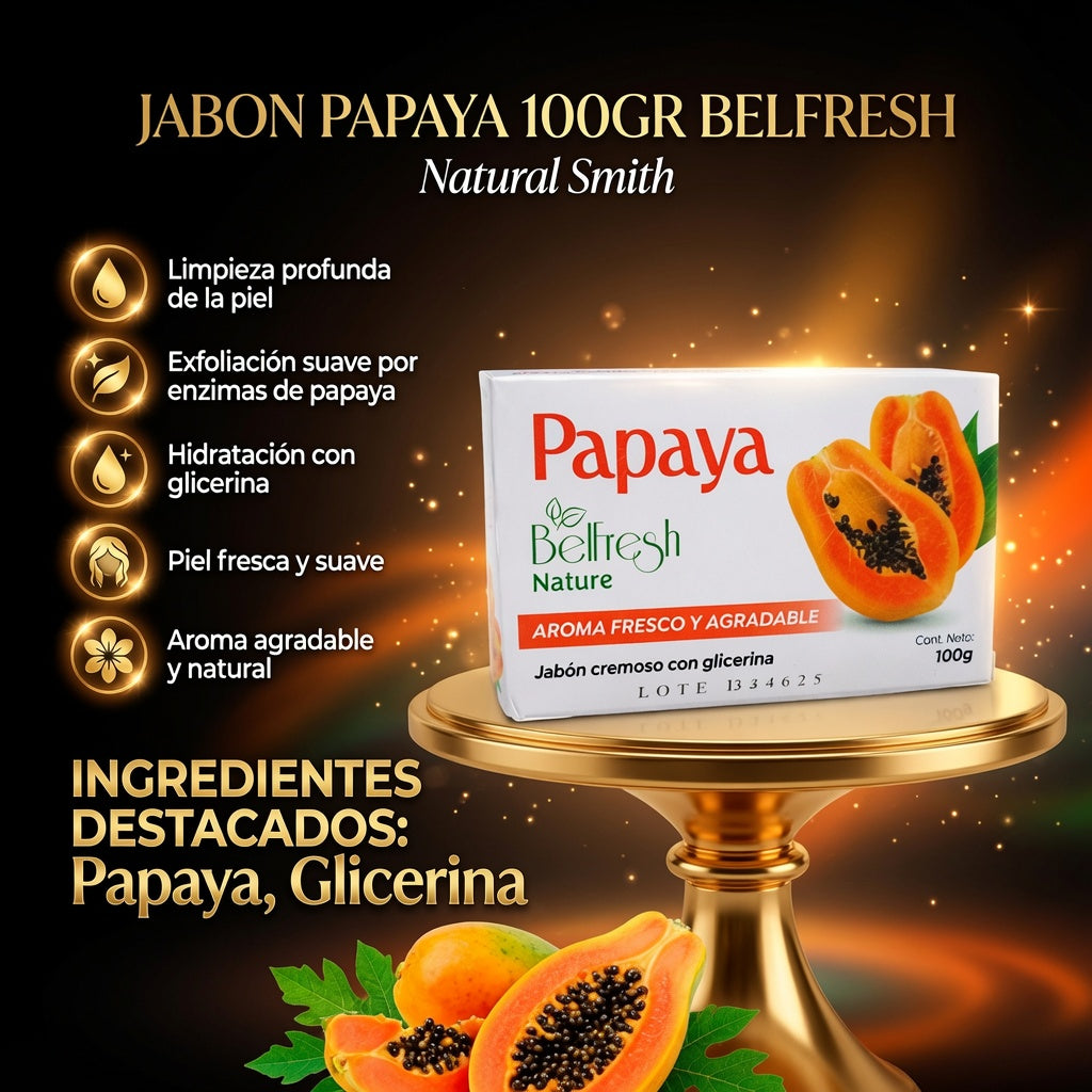 JABON PAPAYA 100GR BELFRESH ia_2