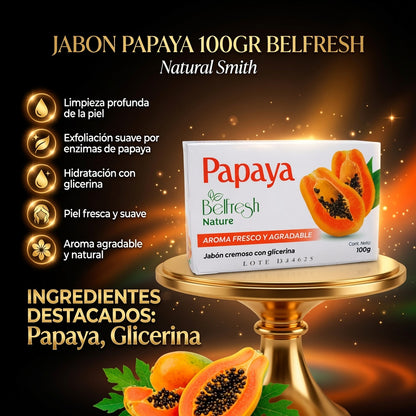 JABON PAPAYA 100GR BELFRESH ia_2