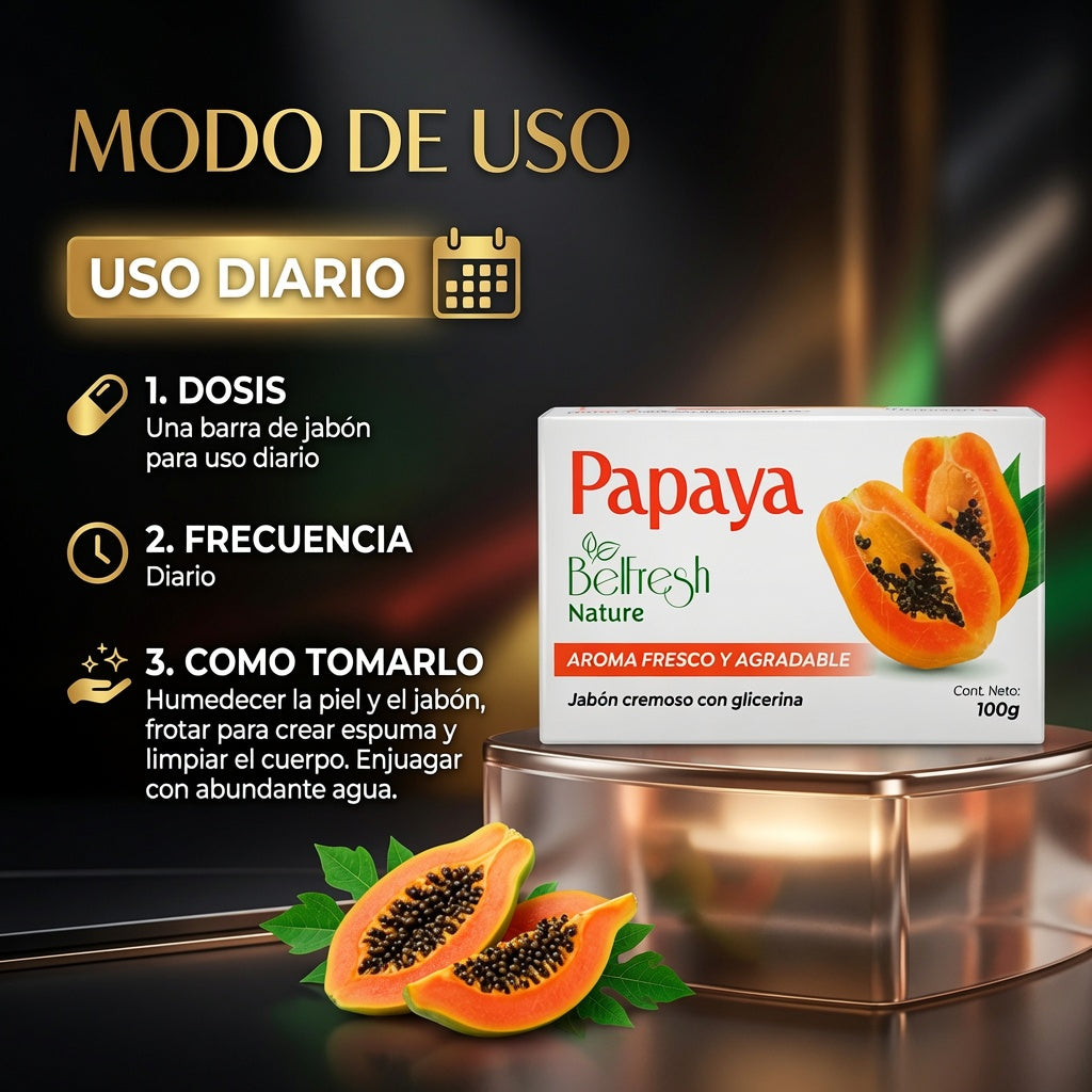 JABON PAPAYA 100GR BELFRESH ia_4