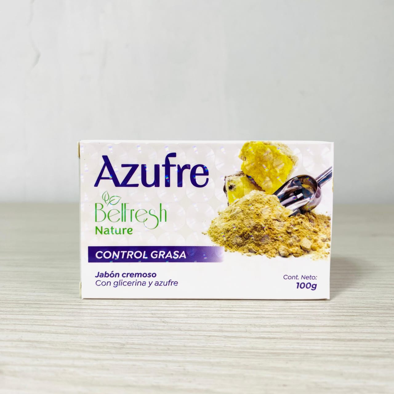 JABON AZUFRE 100GR BELFRESH principal