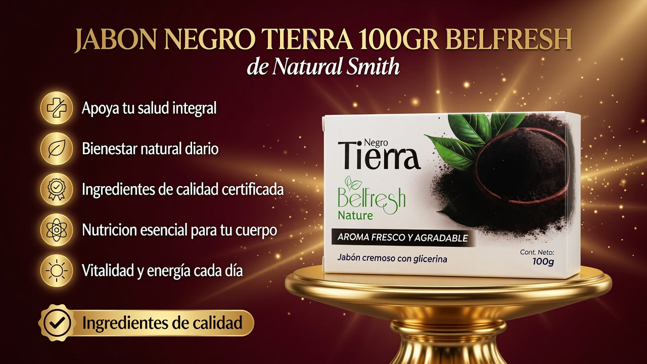 JABON NEGRO TIERRA 100GR BELFRESH ia_2