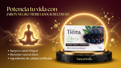 JABON NEGRO TIERRA 100GR BELFRESH ia_3