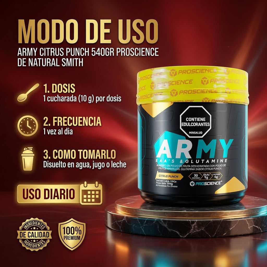 ARMY CITRUS PUNCH 540GR PROSCIENCE ia_4