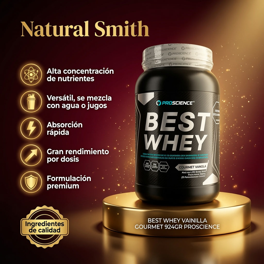 BEST WHEY VAINILLA GOURMET 924GR PROSCIENCE ia_2