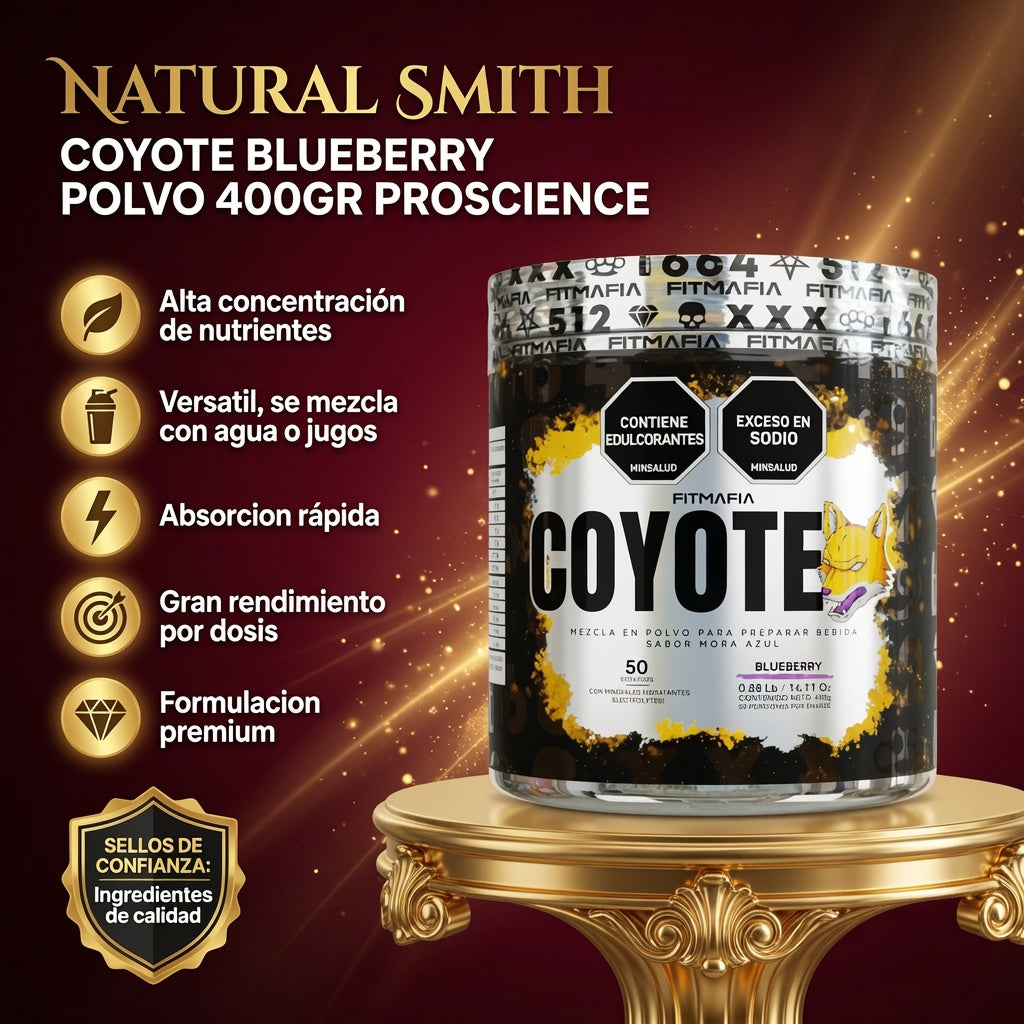 COYOTE BLUEBERRY POLVO 400GR PROSCIENCE ia_2