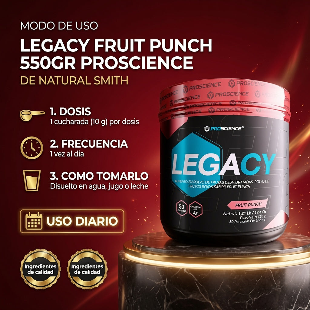 LEGACY FRUIT PUNCH 550GR PROSCIENCE ia_4