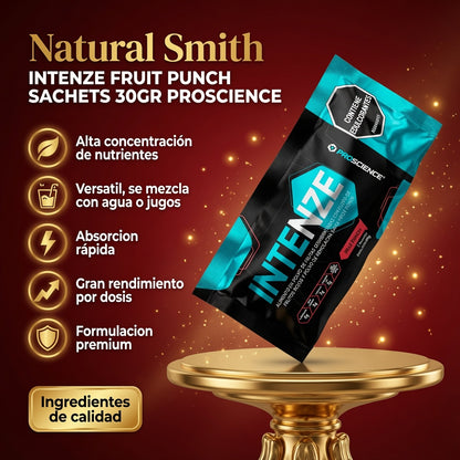 INTENZE FRUIT PUNCH SACHETS 30GR PROSCIENCE ia_2