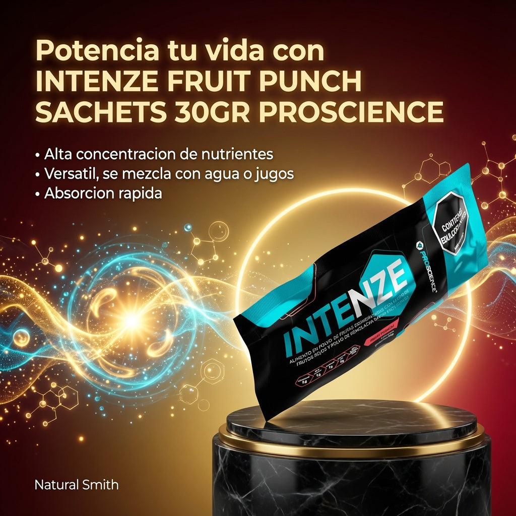 INTENZE FRUIT PUNCH SACHETS 30GR PROSCIENCE ia_3
