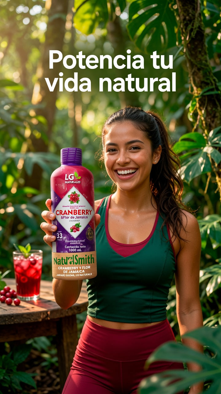 CRAMBERRY Y FLOR DE JAMAICA JARABE 1000ML. LG NATURALS ia_3