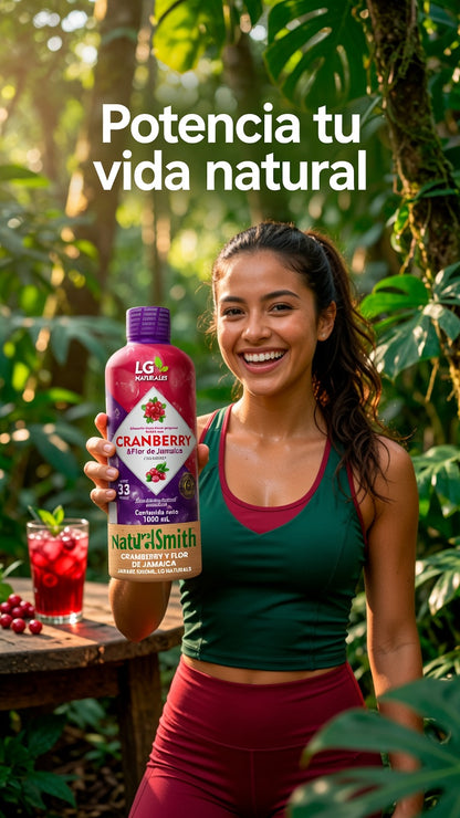 CRAMBERRY Y FLOR DE JAMAICA JARABE 1000ML. LG NATURALS ia_3
