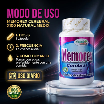 MEMOREX CEREBRAL X100 NATURAL MEDIX ia_4