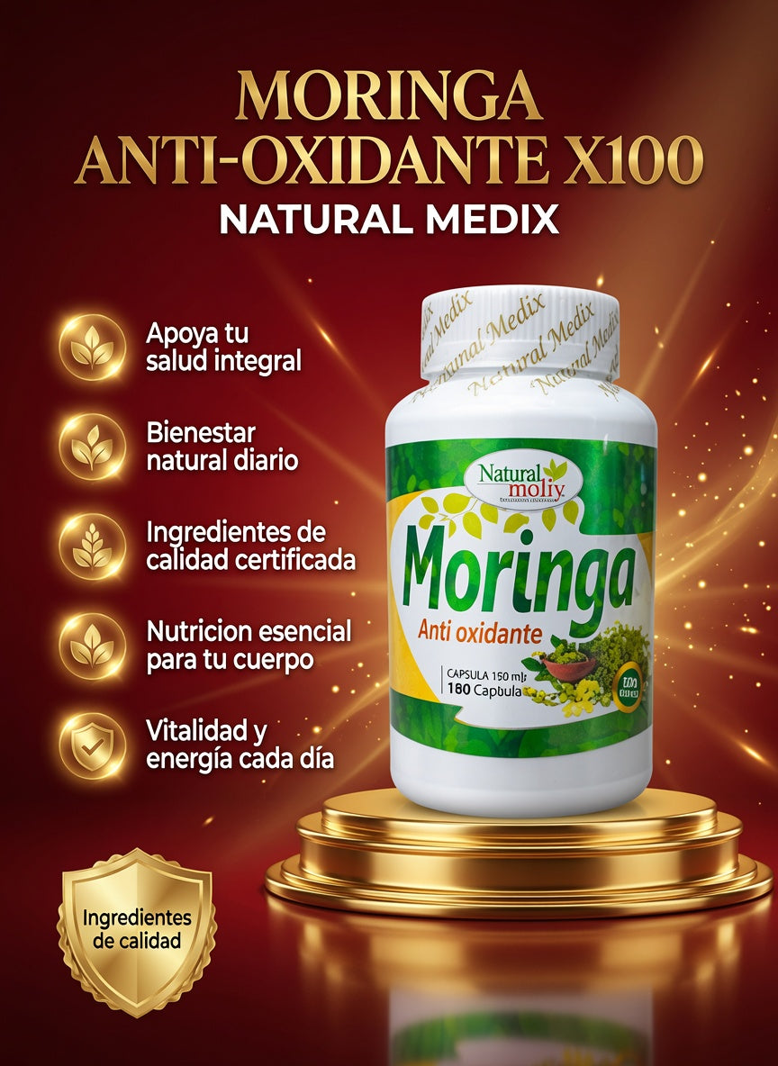 MORINGA ANTI-OXIDANTE X100 NATURAL MEDIX ia_2