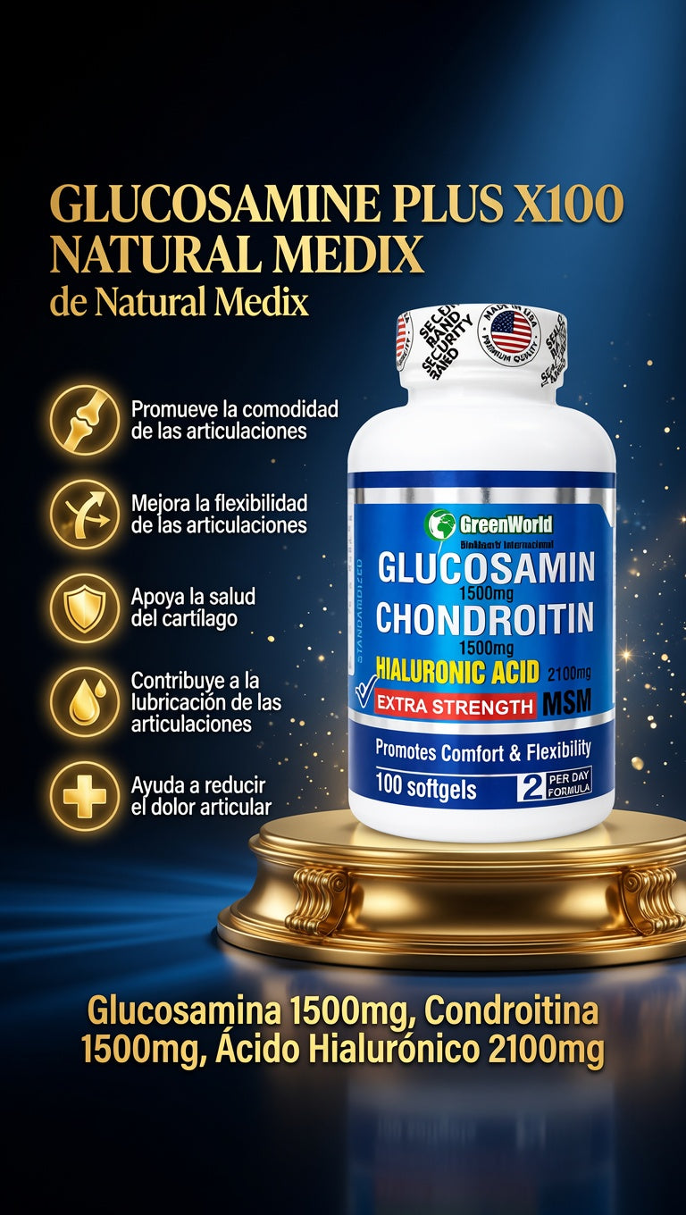 GLUCOSAMINE PLUS X100 NATURAL MEDIX ia_2