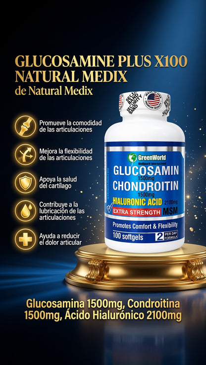 GLUCOSAMINE PLUS X100 NATURAL MEDIX ia_2