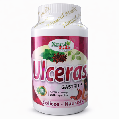 ULCERAS GASTRITIS X100 NATURAL MEDIX principal