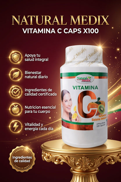 VITAMINA C CAPS X100 NATURAL MEDIX ia_2
