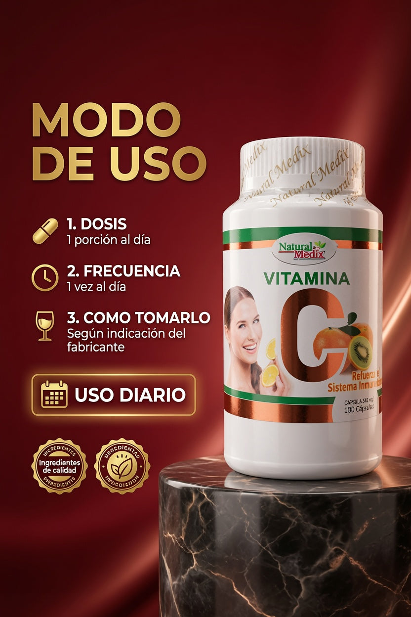 VITAMINA C CAPS X100 NATURAL MEDIX ia_4