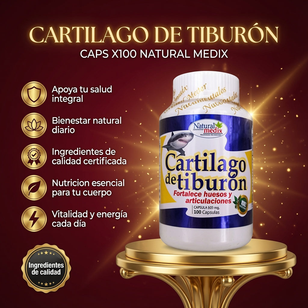 CARTILAGO DE TIBURON CAPS X100 NATURAL MEDIX ia_2