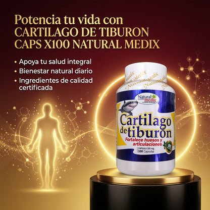 CARTILAGO DE TIBURON CAPS X100 NATURAL MEDIX ia_3