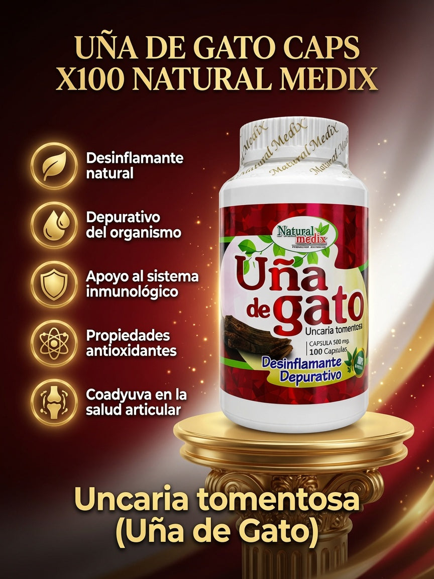 UÑA DE GATO CAPS X100 NATURAL MEDIX ia_2