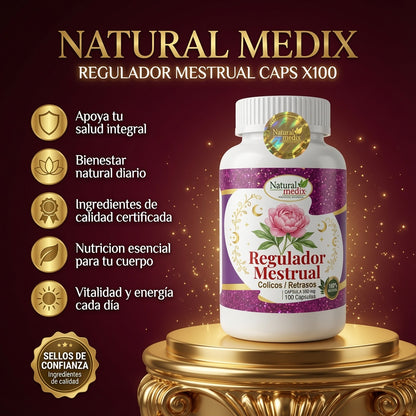 REGULADOR MESTRUAL CAPS X100 NATURAL MEDIX ia_2