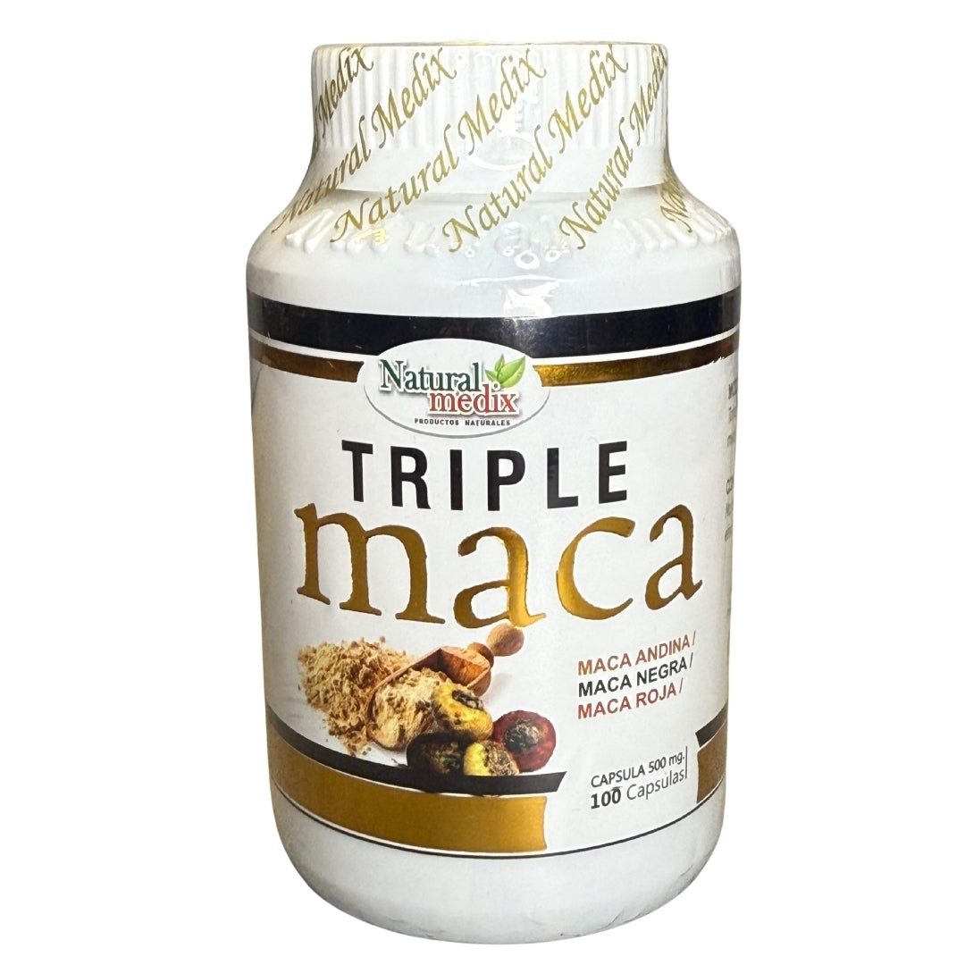TRIPLE MACA CAPS X100 NATURAL MEDIX principal