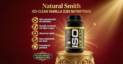 ISO-CLEAN VAINILLA 2LBS NUTRIFITMAX ia_2