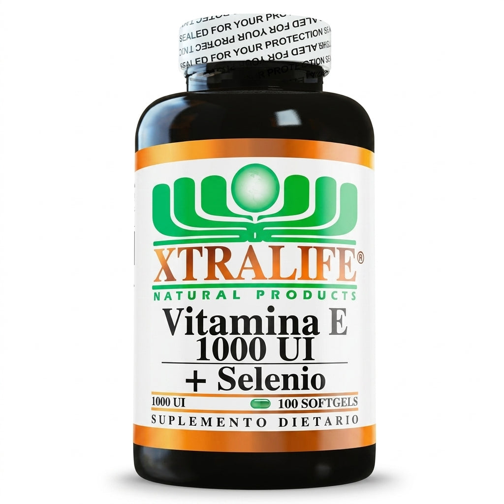 VITAMINA E + SELENIO:1000IU CAP X100 XTRALIFE — SKU 000849