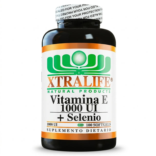 VITAMINA E + SELENIO:1000IU CAP X100 XTRALIFE — SKU 000849